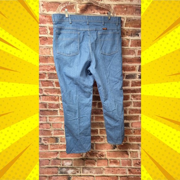 Men's WRANGLER Regular Fit Denim Jeans 40 x 29 - Picture 2 of 7